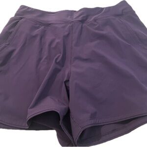 Lands end Women's Curvy Fit 5 in inseam Quick Dry Swim Shorts with Panty